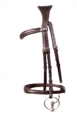 Henry James Cavesson Bridle 17 Henry James Cavesson Bridle -Exquisite Equestrian Equipment Store cavesson brown side 3168x 3 jpg