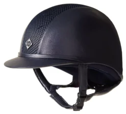 Charles Owen AYR8 Leather Look Riding Hat Childs Sizes 52-55cm -Exquisite Equestrian Equipment Store charles owen leather navy 12 jpg