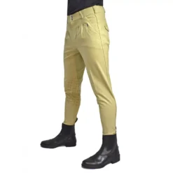 John Whitaker Clayton Men's Breeches With Grip Knee -Exquisite Equestrian Equipment Store clayton mens beige 1000x1000 1 1 jpg