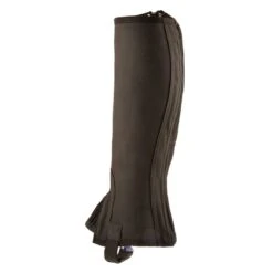 Tuffa Cleveland Neoprene Half Chaps Childs 14 Tuffa Cleveland Neoprene Half Chaps Childs -Exquisite Equestrian Equipment Store cleveland neo chaps brown 1 3 2