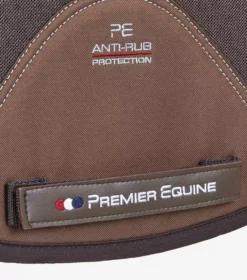 Premier Equine Close Contact Airtechnology Shockproof Wool European Saddle Pad Dressage Square -Exquisite Equestrian Equipment Store close contact airtechnology shockproof european merino wool half lined dressage square brown 5 1 jpg
