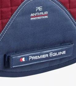 Premier Equine Close Contact Merino Wool European Saddle Pad - Dressage Square -Exquisite Equestrian Equipment Store close contact merino wool european half lined dressage square burgundy navy 5 1 jpg