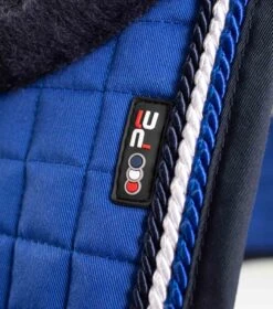 Premier Equine Close Contact Merino Wool European Saddle Pad - GP/Jump Square -Exquisite Equestrian Equipment Store close contact merino wool european half lined gp jump square royal blue navy 2 1 1