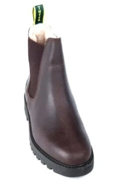 Tuffa Clydesdale Fleece Yard Boots Brown 38 Tuffa Clydesdale Fleece Yard Boots Brown -Exquisite Equestrian Equipment Store clydesdale fleece brown 2 1 10