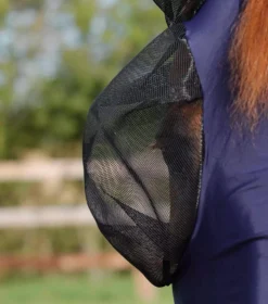 Premier Equine Comfort Tech Lycra Fly Mask Xtra -Exquisite Equestrian Equipment Store comfort tech xtra lycra fly mask navy 4 1 jpg