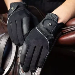 Lemieux Crystal Gloves -Exquisite Equestrian Equipment Store crystal gloves black 1 1 jpg