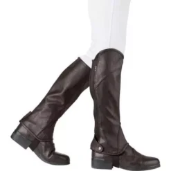 Dublin Stretch Fit Half Chaps Adults -Exquisite Equestrian Equipment Store dublin stretch fit half chaps adults brown 5 jpg