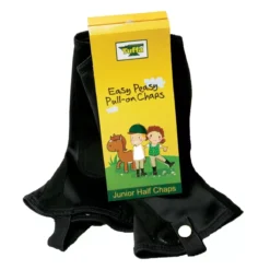 Tuffa Easy Peasy Pull-On Half Chaps Childs -Exquisite Equestrian Equipment Store easy peasy pull on chaps 1 5 jpg
