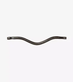Premier Equine Elaborare Shaped Diamante Browband -Exquisite Equestrian Equipment Store elaborare shaped diamante browband black leather 2 2 jpg