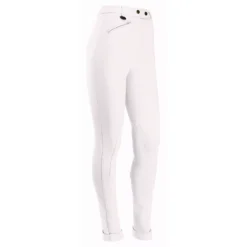 Equetech Junior Prima Jodhpurs -Exquisite Equestrian Equipment Store equetech junior prima jods white 1 jpg