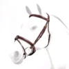 Equipe Emporio Bridle With Removable Flash -Exquisite Equestrian Equipment Store equipe emporio bridle with removable flash red brown jpg