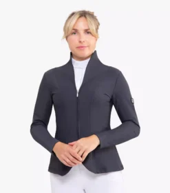 Premier Equine Finio Ladies Competition Show Jacket -Exquisite Equestrian Equipment Store finio ladies competition show jacket grey grey 2 jpg