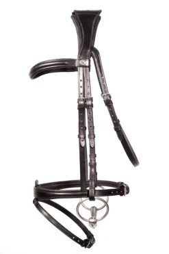 Henry James Flash Bridle -Exquisite Equestrian Equipment Store flashblackside 3168x 3 jpg