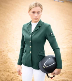 Premier Equine Hagen Ladies Competition Jacket 36 Premier Equine Hagen Ladies Competition Jacket -Exquisite Equestrian Equipment Store hagen competition jacket green 2 1657900210 5 jpg