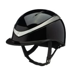 Charles Owen HALO -Exquisite Equestrian Equipment Store halo blackgloss platinum 2