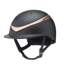 Charles Owen HALO -Exquisite Equestrian Equipment Store haloblack rosegold 6
