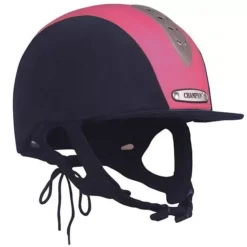 Champion Junior X Air Plus Riding Hat -Exquisite Equestrian Equipment Store hat xair navy pink 600x600 3 5 9 jpg