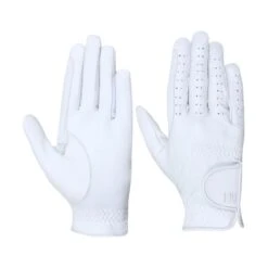 Hy5 Children's Leather Riding Gloves -Exquisite Equestrian Equipment Store hy5 children s leather riding glove white 3