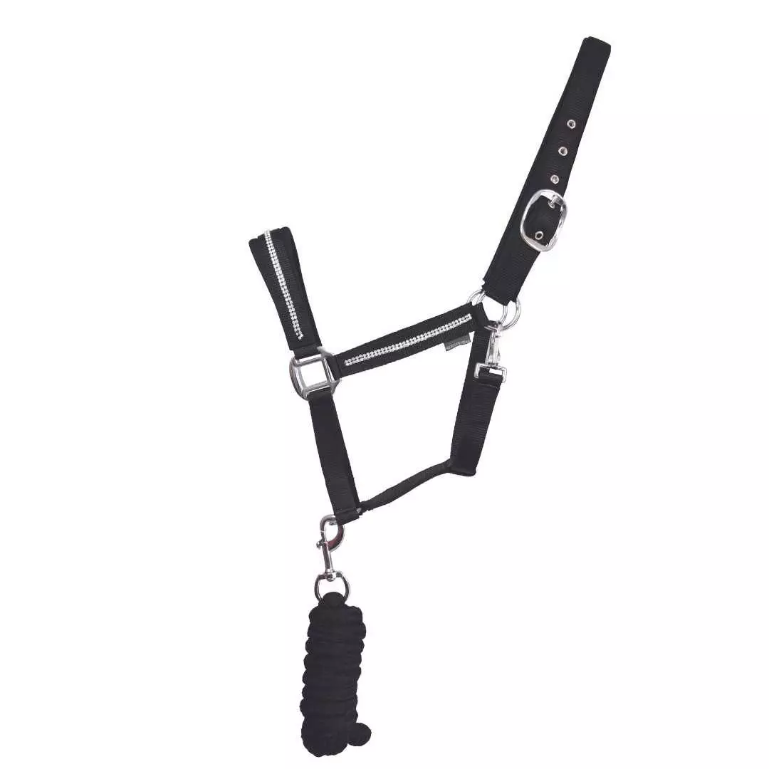 Hy Equestrian Sparkling Head Collar And Lead Rope Set 4 Hy Equestrian Sparkling Head Collar And Lead Rope Set - Image 2