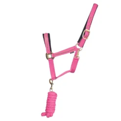 Hy Equestrian Sparkling Head Collar And Lead Rope Set 31 Hy Equestrian Sparkling Head Collar And Lead Rope Set -Exquisite Equestrian Equipment Store hy equestrian sparkling head collar pink 2 jpg