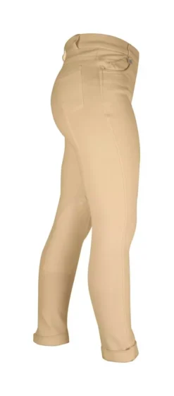 HyPERFORMANCE Melton Childs Jodhpurs -Exquisite Equestrian Equipment Store hyperformance melton childrens jodhpurs beige b 5 jpg