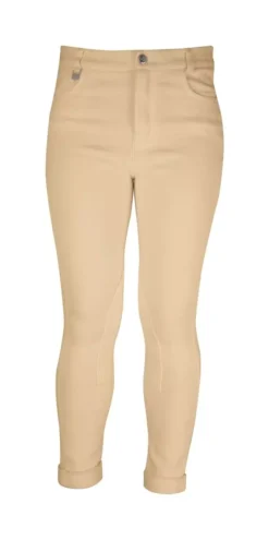 HyPERFORMANCE Melton Childs Jodhpurs -Exquisite Equestrian Equipment Store hyperformance melton childrens jodhpurs beige 1 jpg