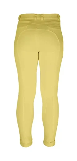 HyPERFORMANCE Melton Childs Jodhpurs -Exquisite Equestrian Equipment Store hyperformance melton childrens jodhpurs canary 5 jpg