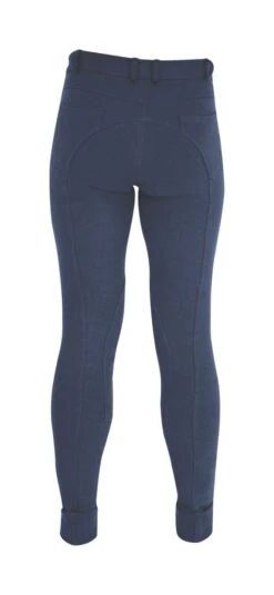 HyPERFORMANCE Melton Childs Jodhpurs -Exquisite Equestrian Equipment Store hyperformance melton childrens jodhpurs navy c 3