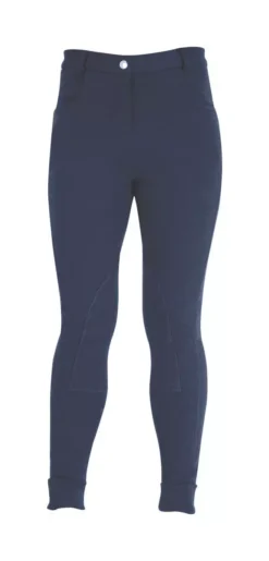 HyPERFORMANCE Melton Childs Jodhpurs -Exquisite Equestrian Equipment Store hyperformance melton childrens jodhpurs navy 5 jpg