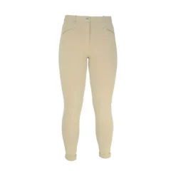 HyPERFORMANCE Raised Polka Dot Childs Jods -Exquisite Equestrian Equipment Store hyperformance raised polka dot teen jodhpurs beige 1 jpg