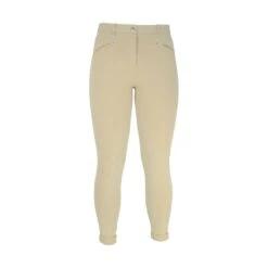 HyPERFORMANCE Raised Polka Dot Childs Jods -Exquisite Equestrian Equipment Store hyperformance raised polka dot teen jodhpurs beige 2
