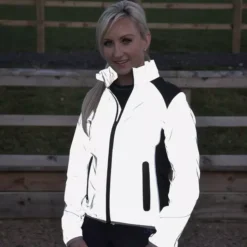 HyViz Silva Reflective Jacket -Exquisite Equestrian Equipment Store hyviz silva mercury reflective jacket 03 1 jpg
