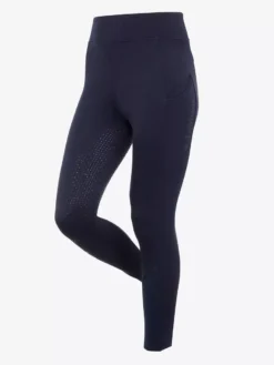 LeMieux Full Grip Brushed Pull On Tights 35 LeMieux Full Grip Brushed Pull On Tights -Exquisite Equestrian Equipment Store it02232 product brushedpullonbreech navy 1 6 jpg