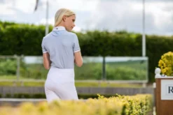 LeMieux Young Rider Belle Show Shirt 30 LeMieux Young Rider Belle Show Shirt -Exquisite Equestrian Equipment Store it03016 lifestyle yrbelleshowshirt mist 2 3 jpg