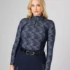 LeMieux Eleanor Ladies Reflective Base Layer Navy 2 LeMieux Eleanor Ladies Reflective Base Layer Navy -Exquisite Equestrian Equipment Store it03368 studio eleanorbaselayer navy 2 copy 1 1 jpg
