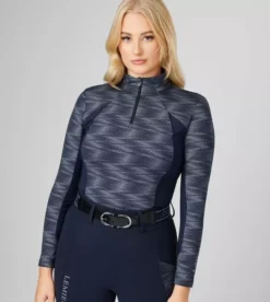 LeMieux Eleanor Ladies Reflective Base Layer Navy 33 LeMieux Eleanor Ladies Reflective Base Layer Navy -Exquisite Equestrian Equipment Store it03368 studio eleanorbaselayer navy 2 copy 1 3 jpg