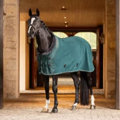 LeMieux Fleece Rug -Exquisite Equestrian Equipment Store it03578 lifestyle luxefleecerug spruce 1 1 4 jpg