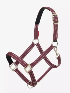 LeMieux Neoprene Yard Headcollar -Exquisite Equestrian Equipment Store it03825 product neopreneyardheadcollar burgundy 1 1 jpg