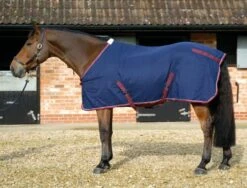 JHL Cotton Sheet -Exquisite Equestrian Equipment Store jhl cotton sheet navy burgundy white 1