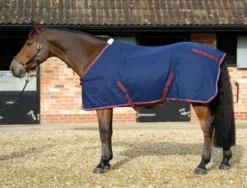 JHL Cotton Sheet -Exquisite Equestrian Equipment Store jhl cotton sheet navy burgundy white 5 jpg