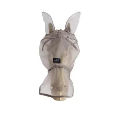Kentucky Horsewear Kentucky Fly Mask Classic With Ears And Nose -Exquisite Equestrian Equipment Store kentucky horsewear fly mask classic with ears and nose beige front 1 jpg
