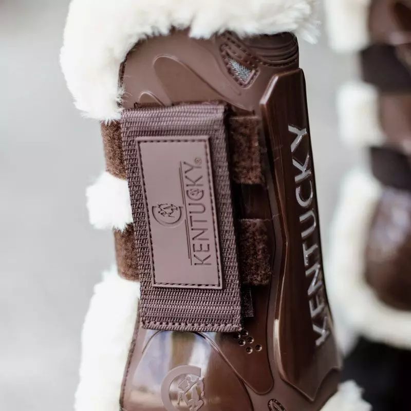 Kentucky Horsewear Vegan Sheepskin Velcro Tendon Boots 4 Kentucky Horsewear Vegan Sheepskin Velcro Tendon Boots - Image 2
