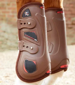 Premier Equine Kevlar Airtechnology Tendon Boots -Exquisite Equestrian Equipment Store kevlar airtechnology tendon boots brown 3 1 jpg