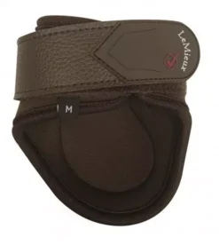 LeMieux Impact Compliant Fetlock Boots -Exquisite Equestrian Equipment Store lemieux impact compliant fetlock boots brown back 1 jpg