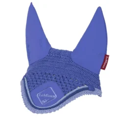LeMieux Classic Fly Hood 39 LeMieux Classic Fly Hood -Exquisite Equestrian Equipment Store lm classicflyhood bluebell1 lr 1 jpg