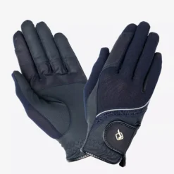 Lemieux Crystal Gloves -Exquisite Equestrian Equipment Store lm gloves diamante navy hr 1 copy 2 jpg