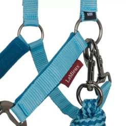 LeMieux Vogue MINI Fleece Headcollar & Leadrope 33 LeMieux Vogue MINI Fleece Headcollar & Leadrope -Exquisite Equestrian Equipment Store lm minivogueheadcollar marine hr 3 1 jpg