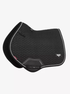 LeMieux Puissance Suede Close Contact Square -Exquisite Equestrian Equipment Store lm saddlepad puissance black cc hr 1 copy 2 jpg