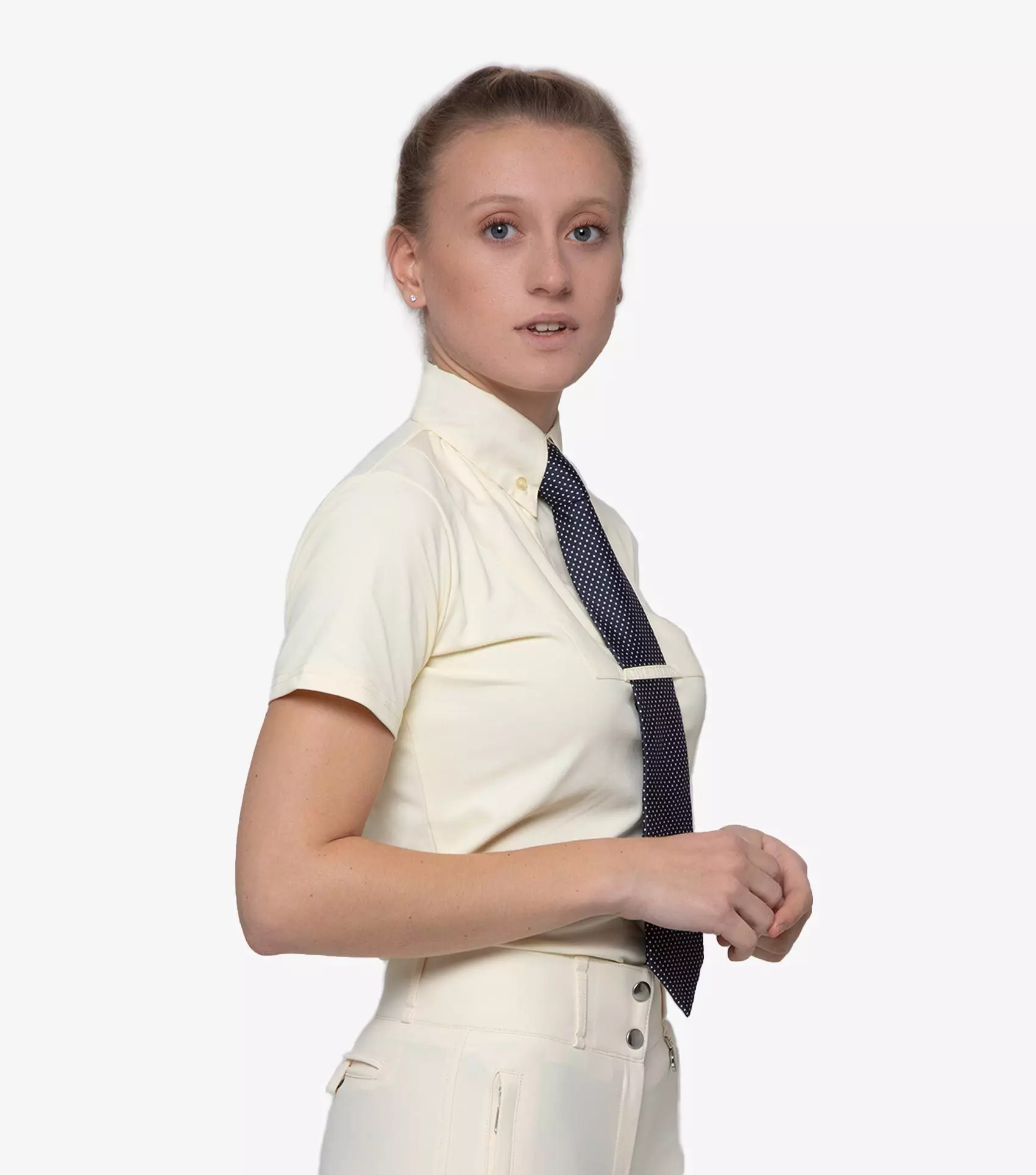 Premier Equine Luciana Ladies Short Sleeve Tie Shirt 4 Premier Equine Luciana Ladies Short Sleeve Tie Shirt - Image 2