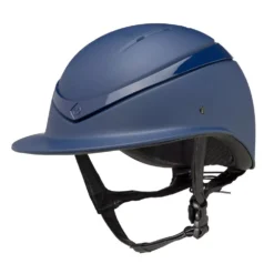 Charles Owen Luna Wide Peak -Exquisite Equestrian Equipment Store luna navy wide 1 2 jpg